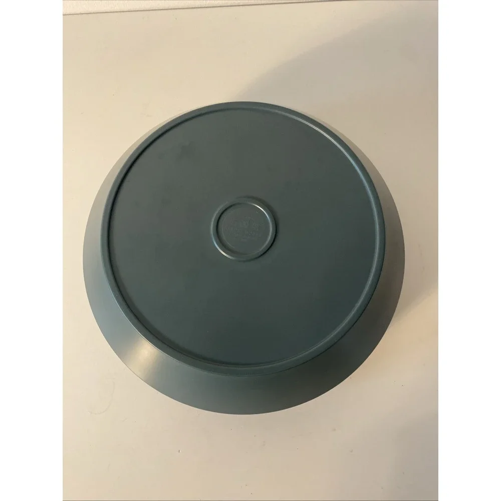 Arron Probyn West Elm Modern Melamine Large Serving Bowl Dark Teal
